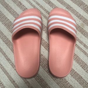 | adidas | slip on sandals. Size 5.